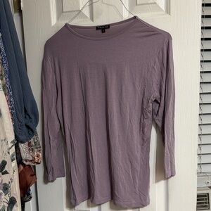 Paniz Women's Dusty Lavender Long Sleeve Tee
